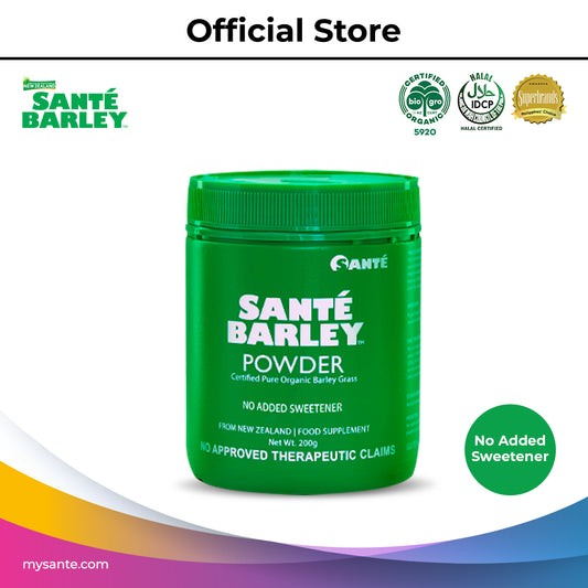Santé Barley Powder No Added Sweetener 200g Canister