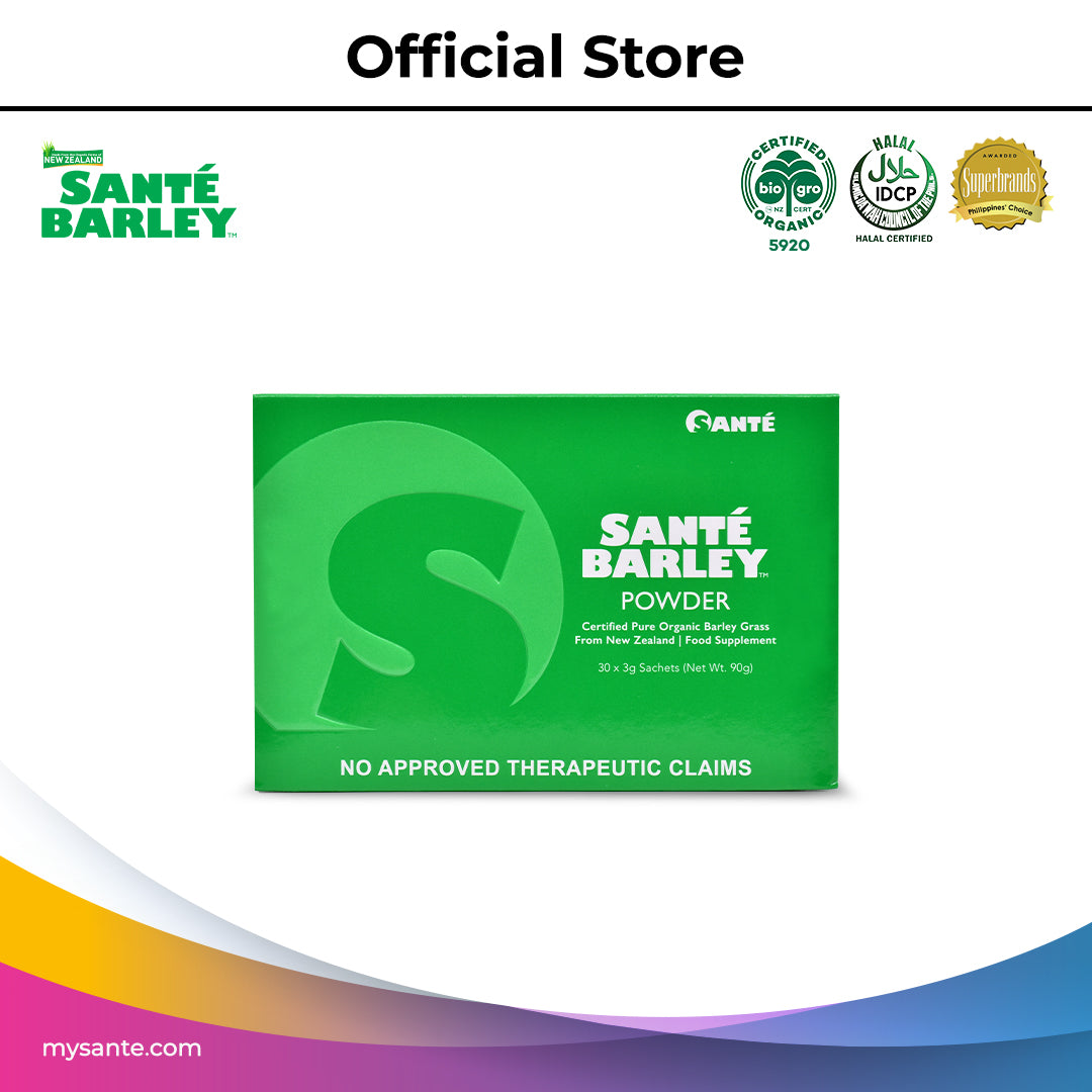 Santé Barley Powder 30's with Stevia