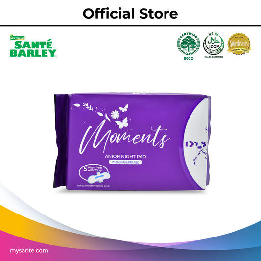 Santé | Moments Anion Sanitary Napkin Night Pads 5pcs